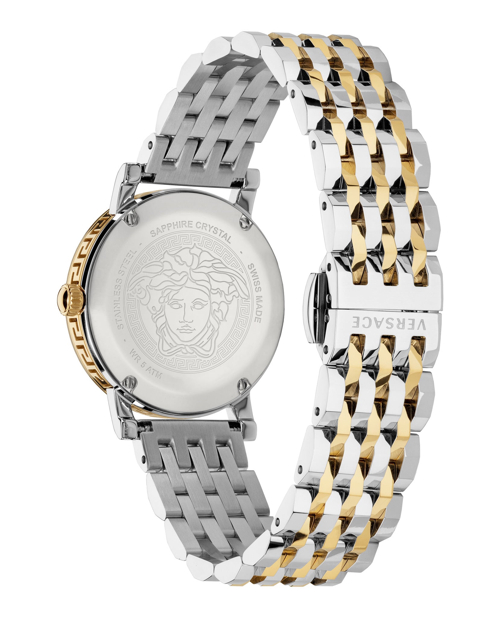 Greca Glass Mother of Pearl Watch