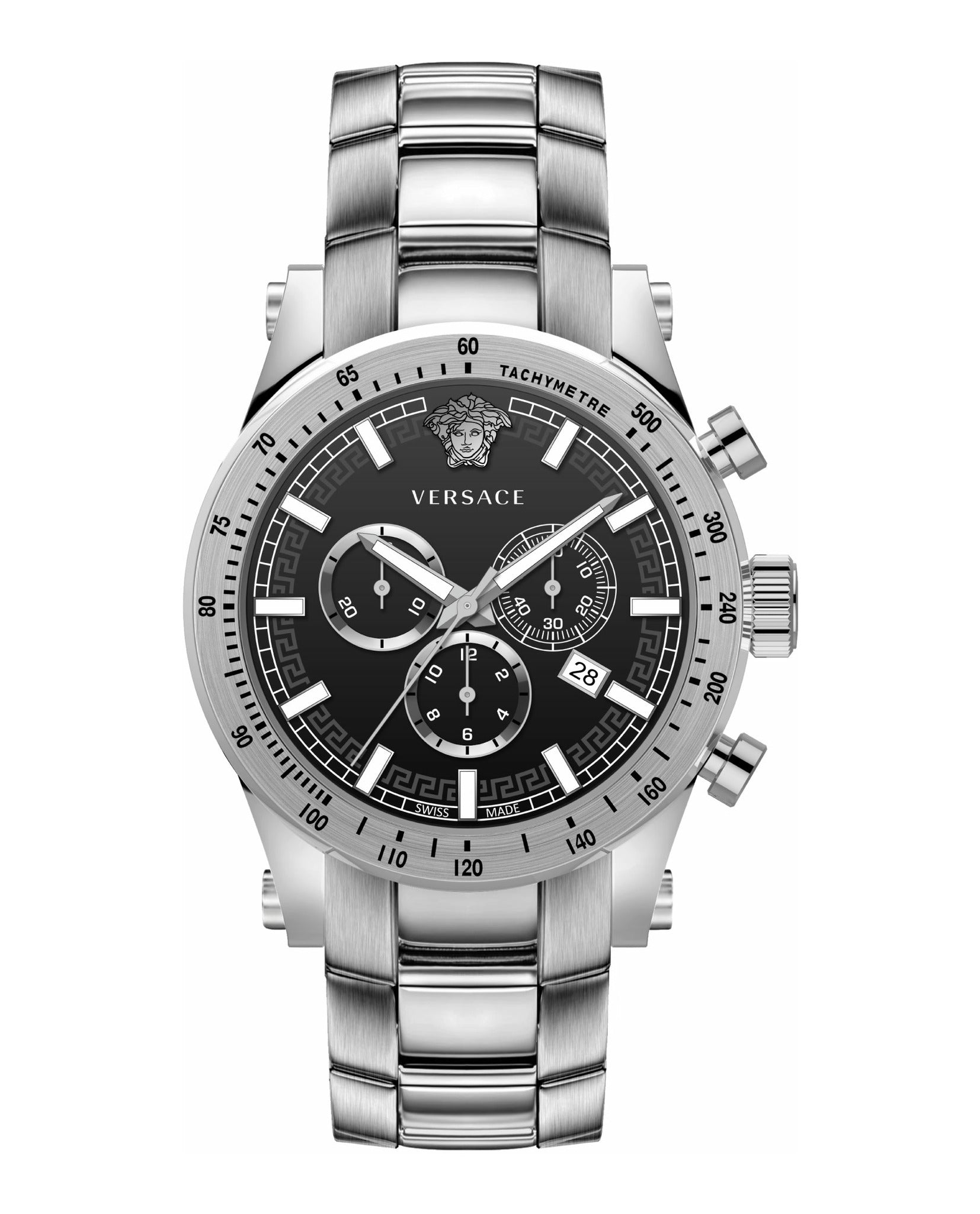 Chrono Sporty Leather Watch
