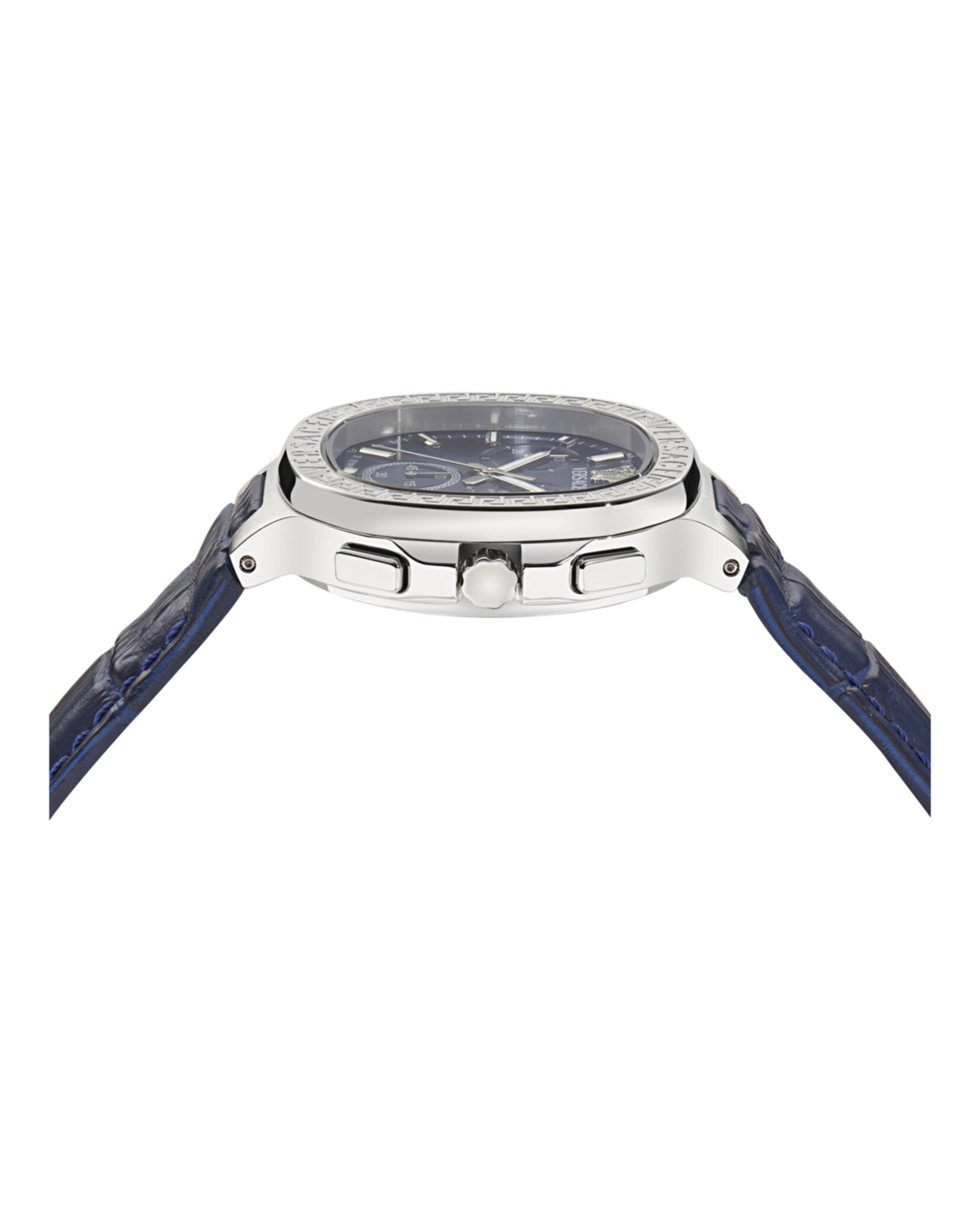 V-Chrono Square Leather Watch