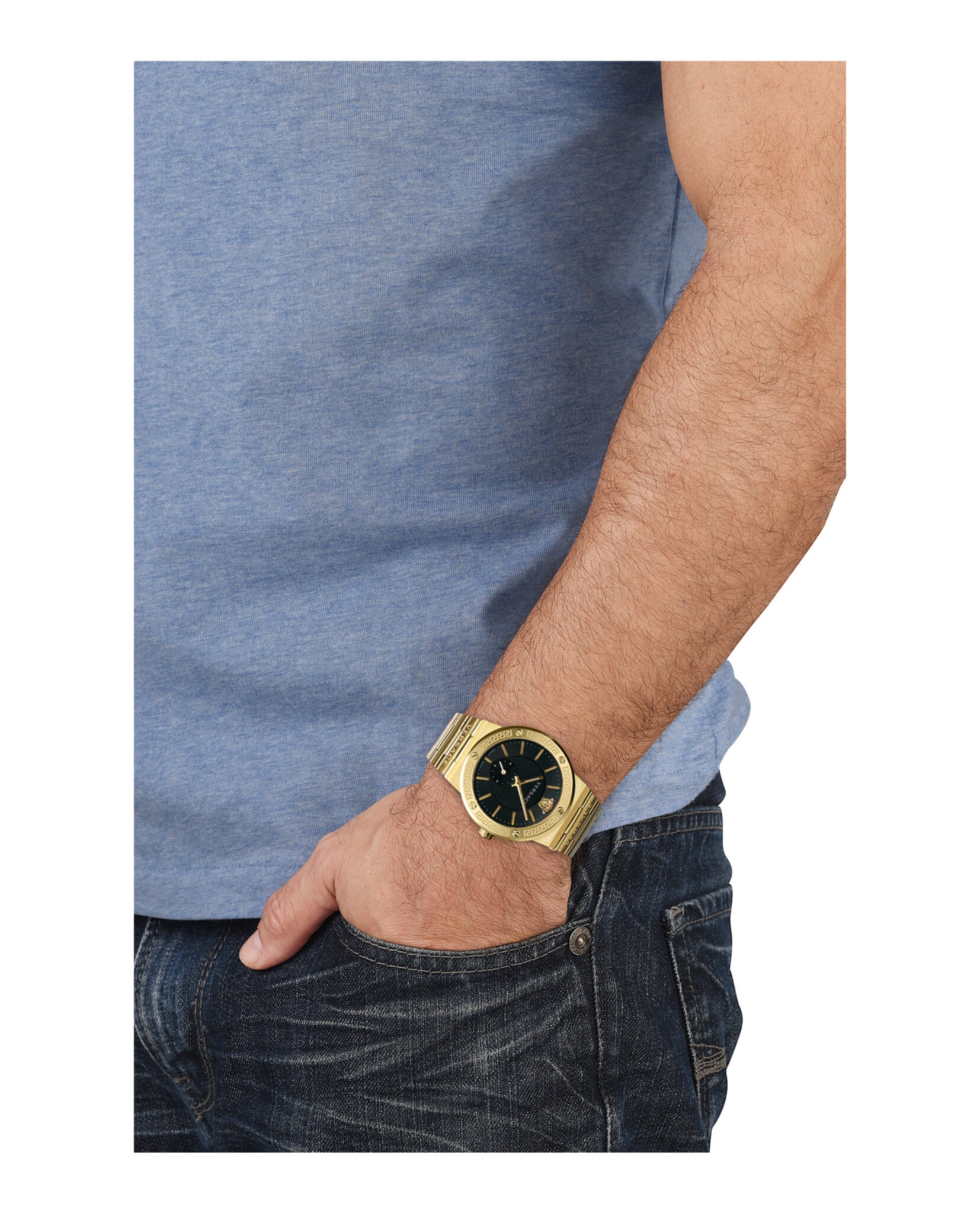 Greco Logo Bracelet Watch