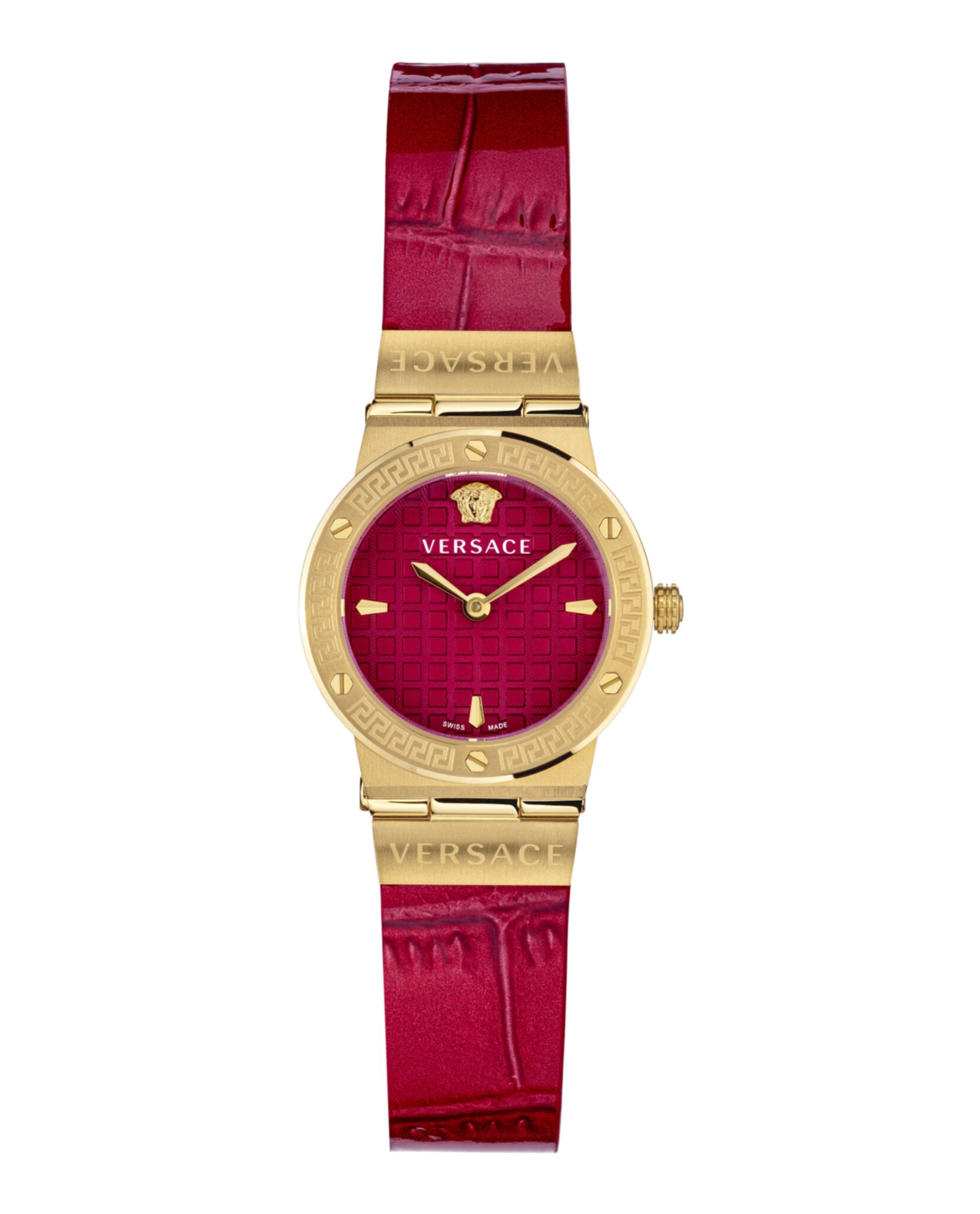 Greca Logo Mini Leather Watch