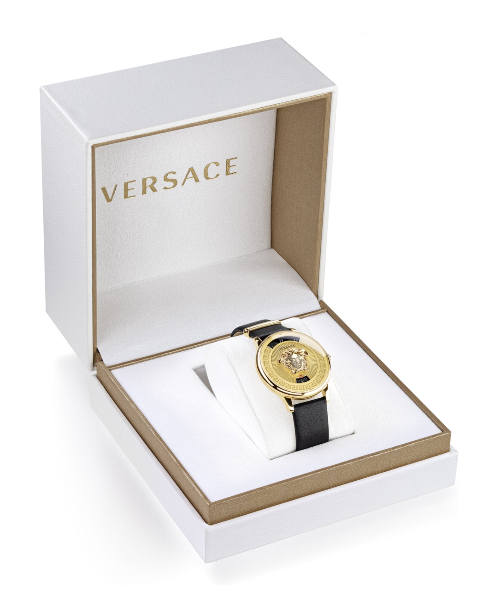 Medusa Icon Leather Watch
