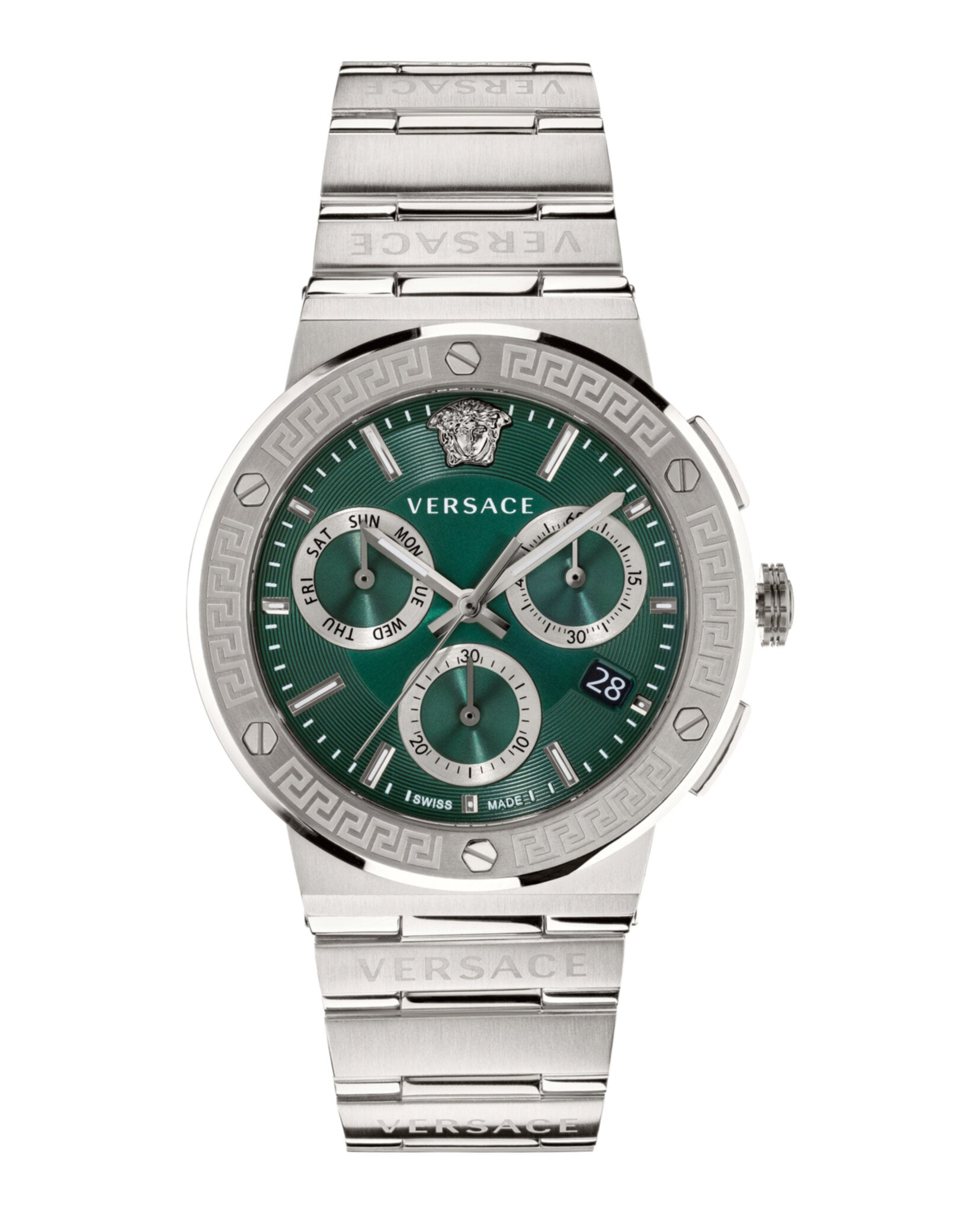 Greca Logo Chronograph Watch