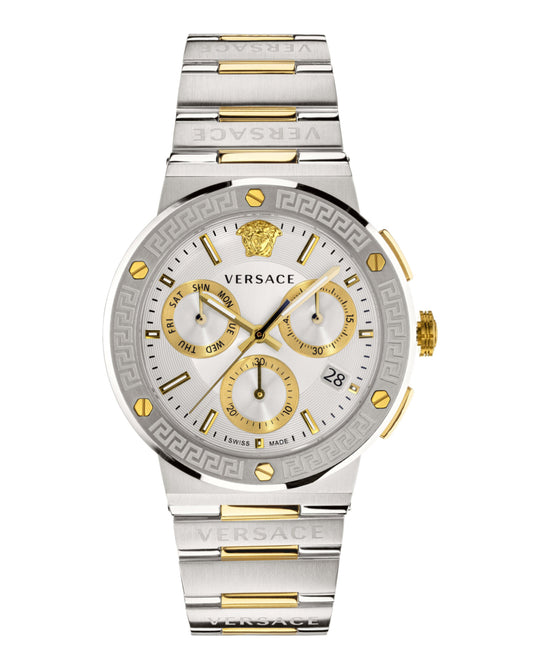 Greca Logo Chronograph Watch