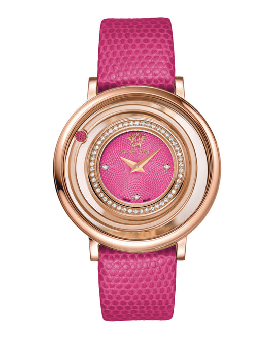 Venus Diamond Leather Watch