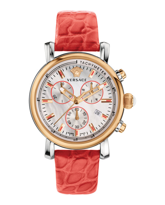 DayGlam Leather Watch