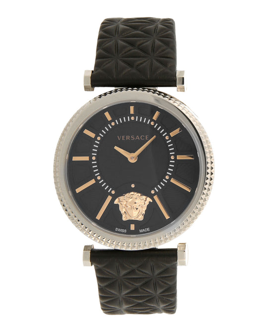 V Helix Leather Watch