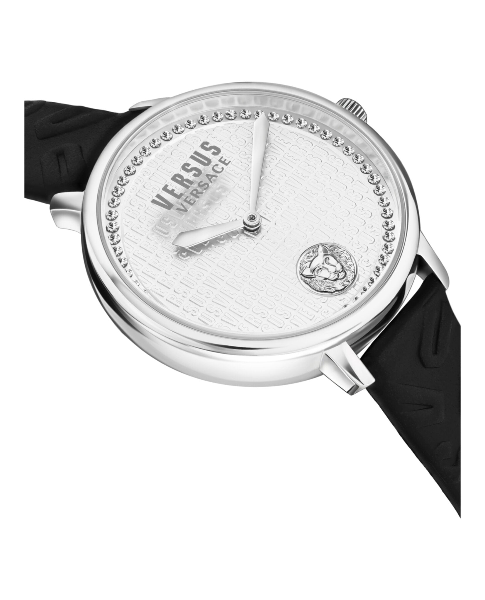 La Villette Crystal Leather Watch