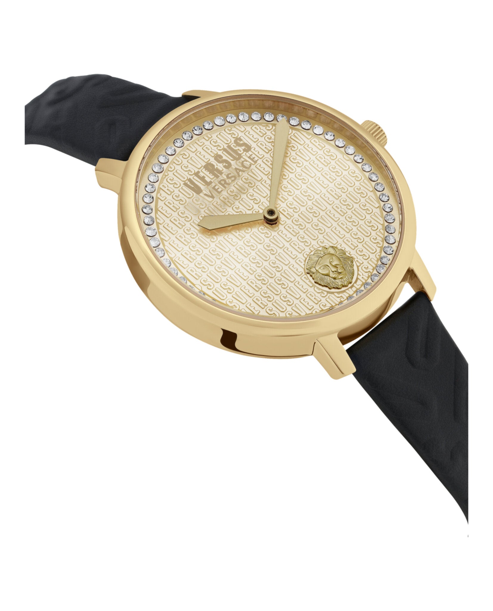 La Villette Crystal Leather Watch