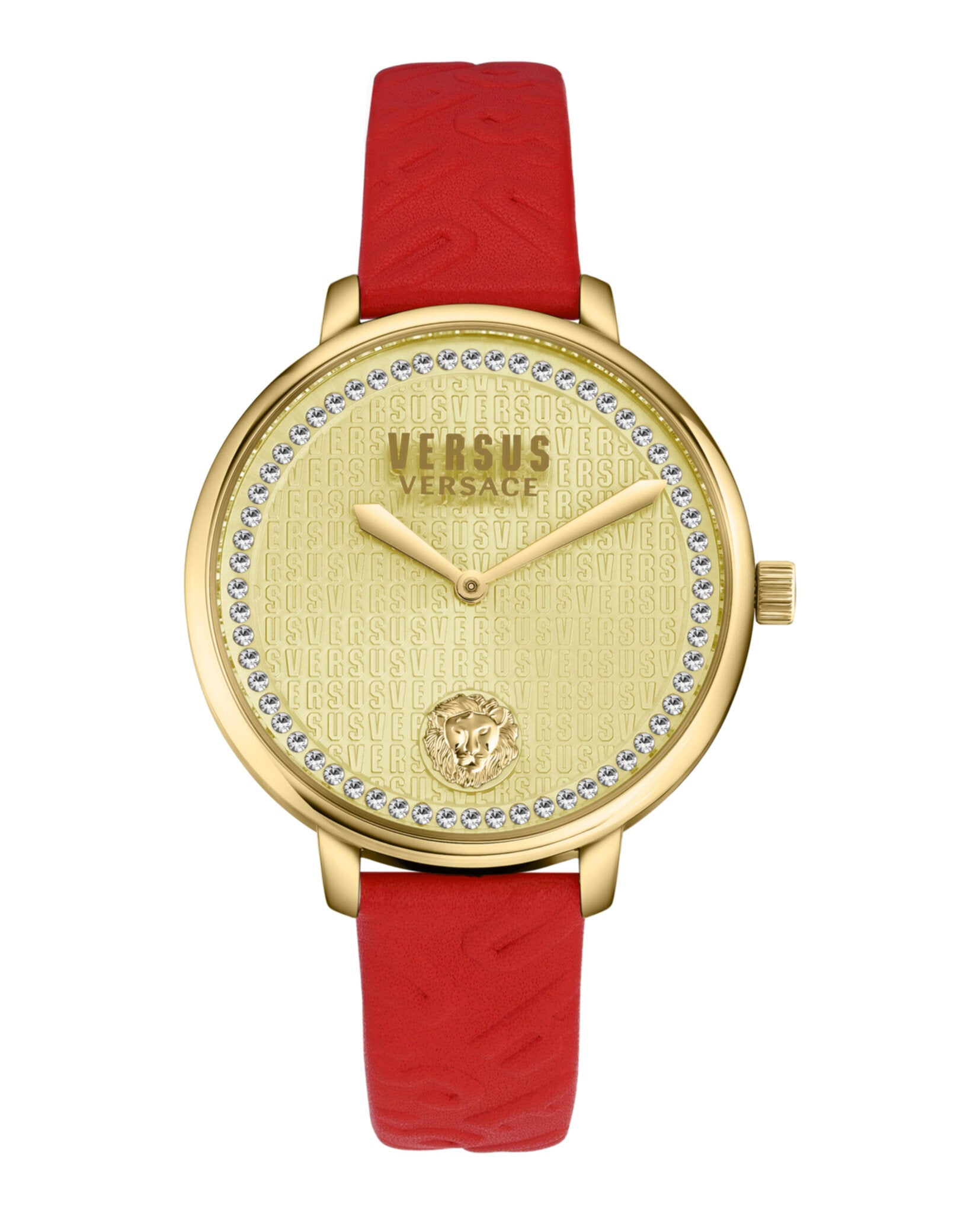 La Villette Crystal Leather Watch