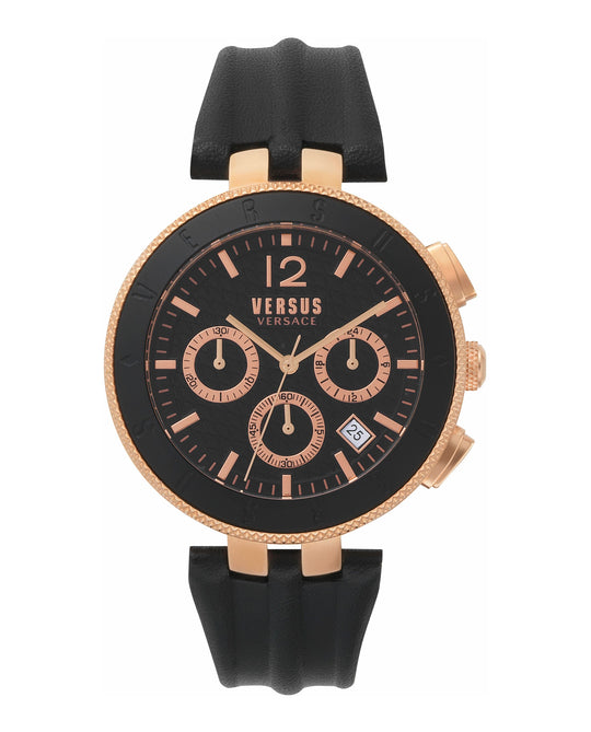Logo Gent Chrono Leather Watch