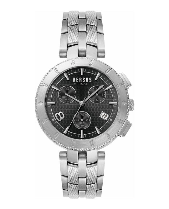 Logo Metal Chrono Watch