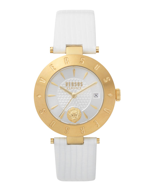 Logo Leather Watch