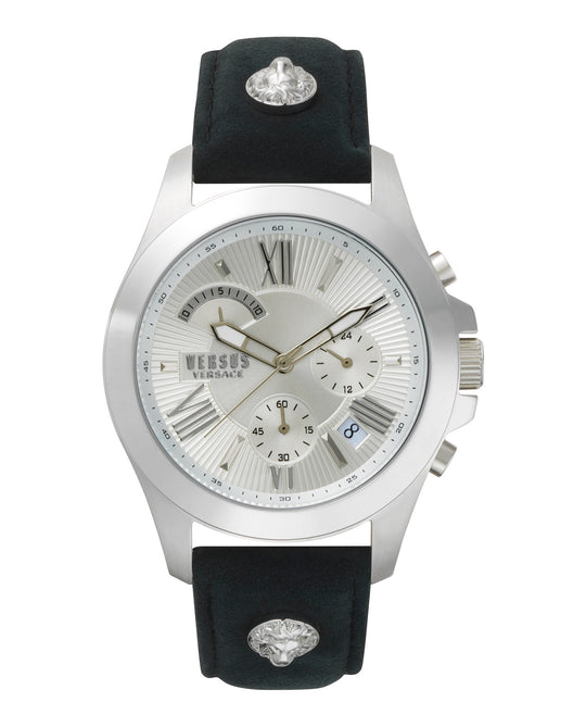 Chrono Lion Leather Watch