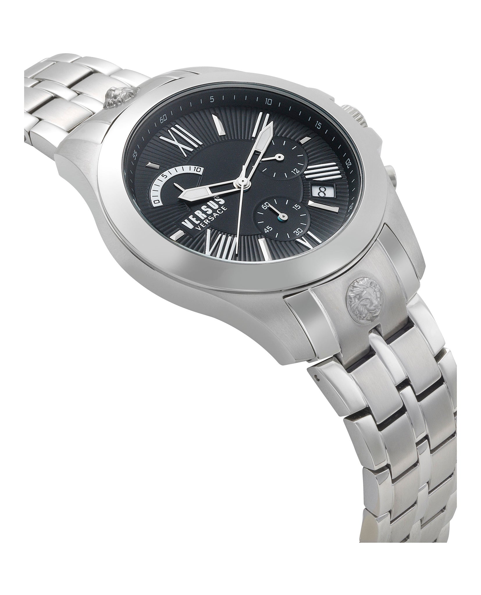 Chrono Lion Leather Watch
