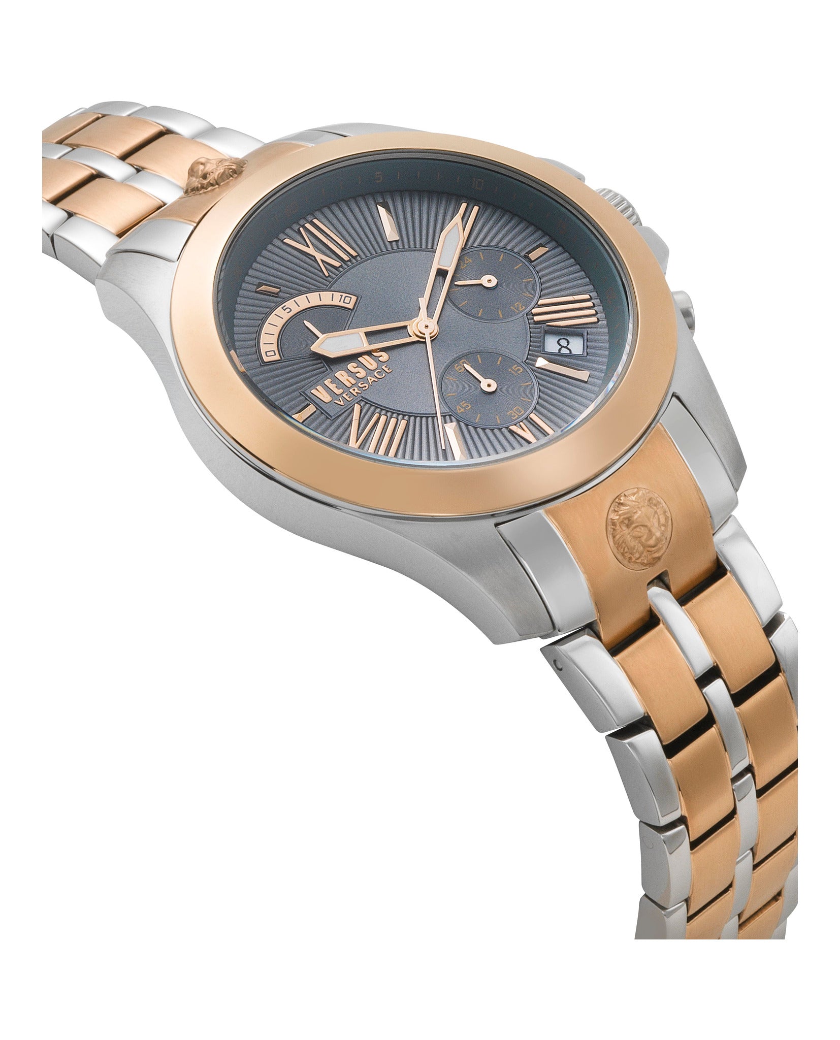 Chrono Lion Leather Watch