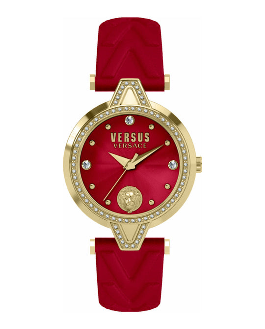 V Versus Crystal Strap Watch
