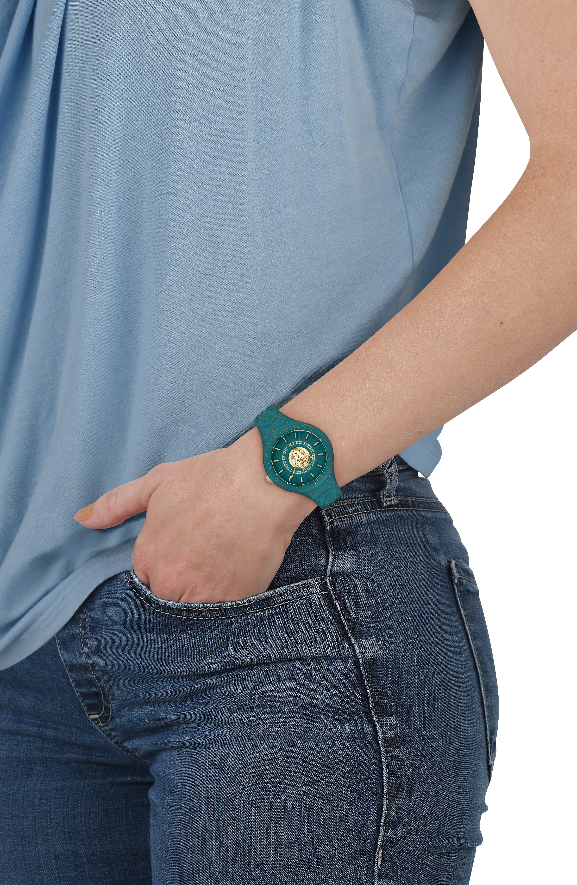 Fire Island Lion Gli Strap Watch