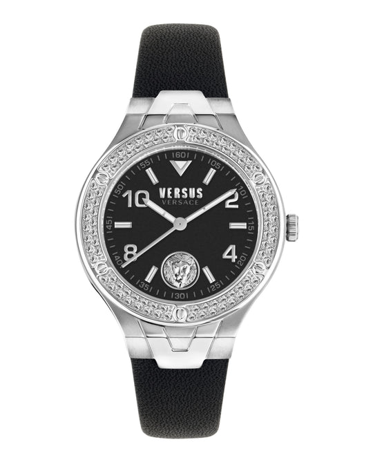 Vittoria Crystal Leather Watch