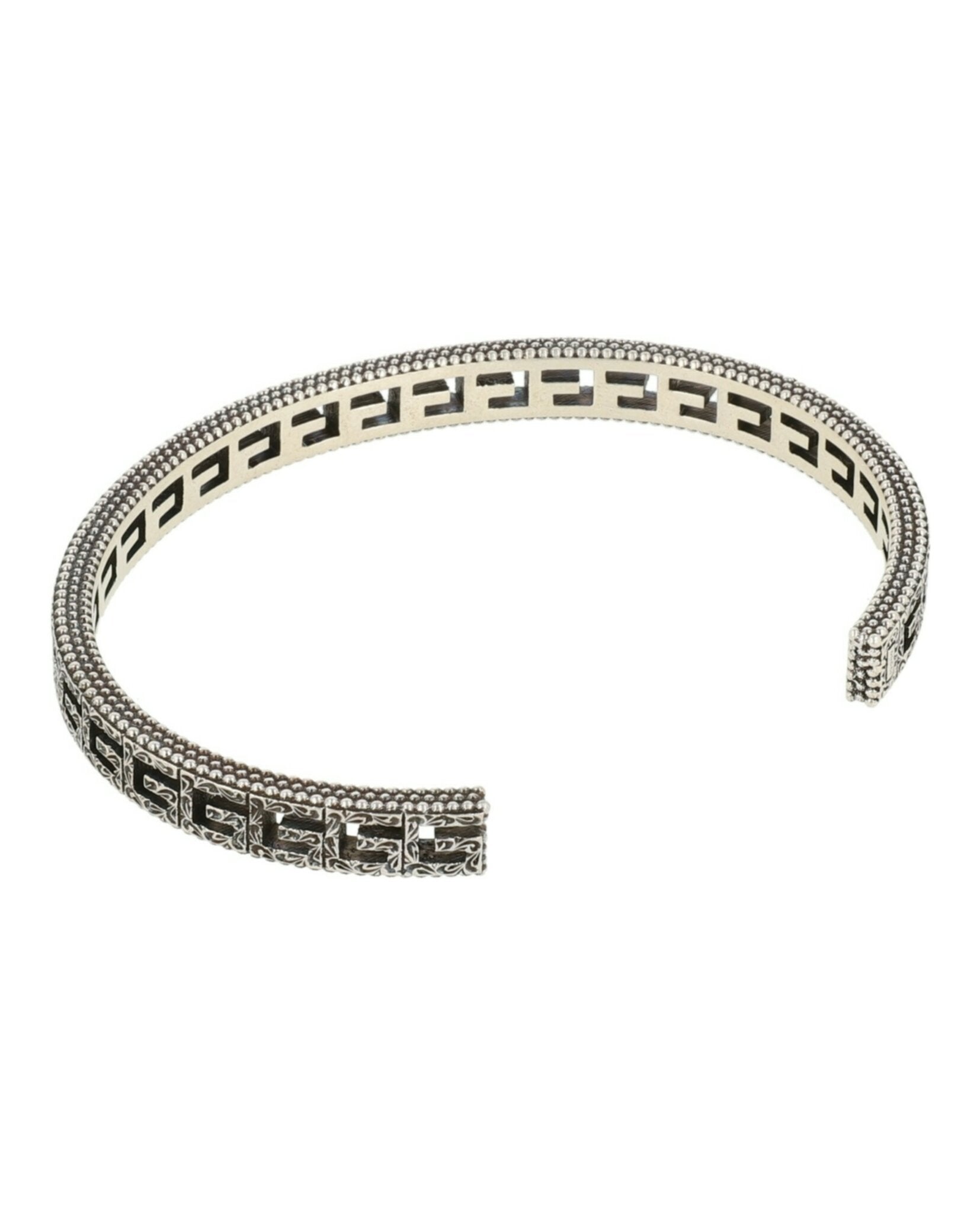 Sterling Silver Square G Cuff