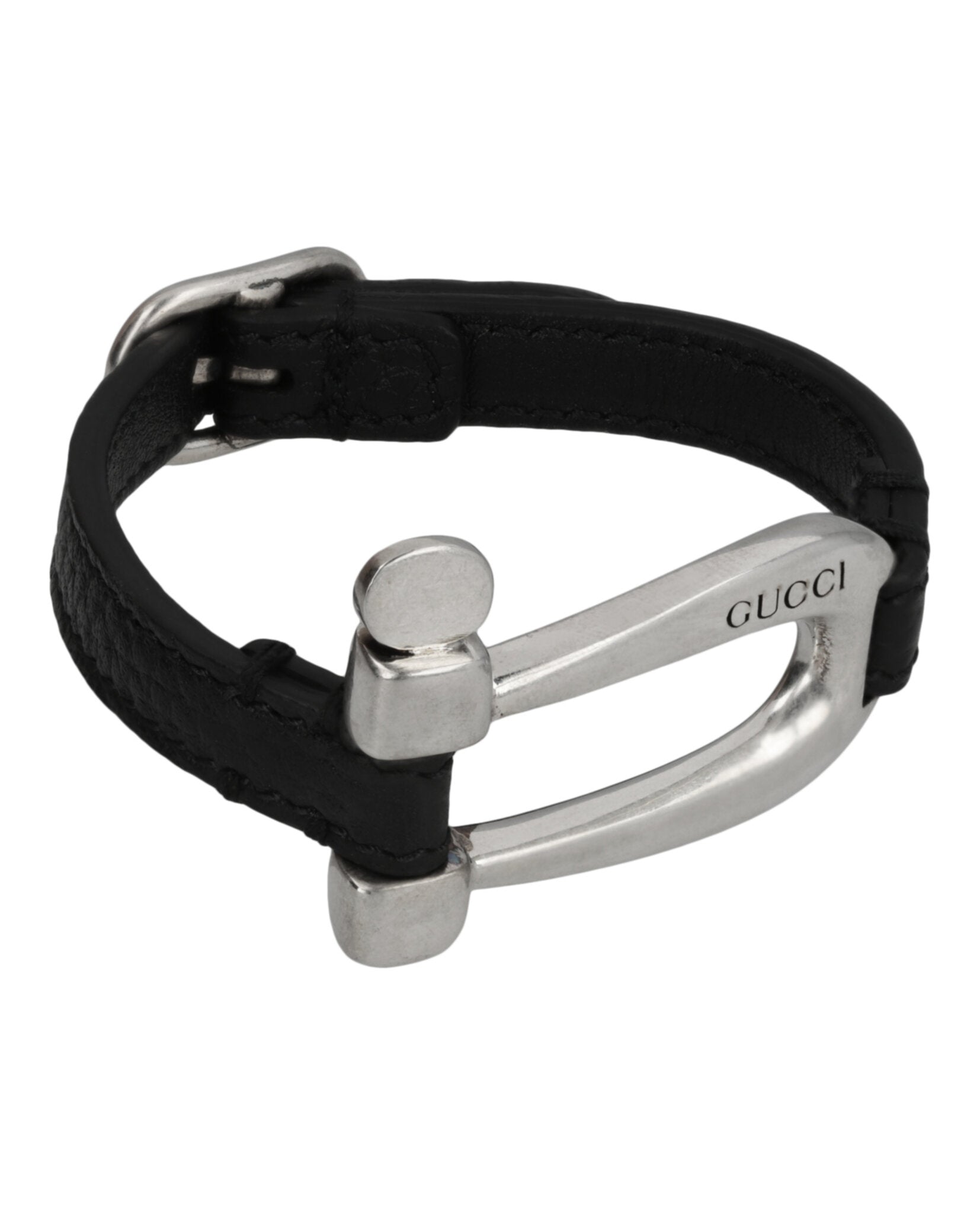 Horsebit Leather Bracelet