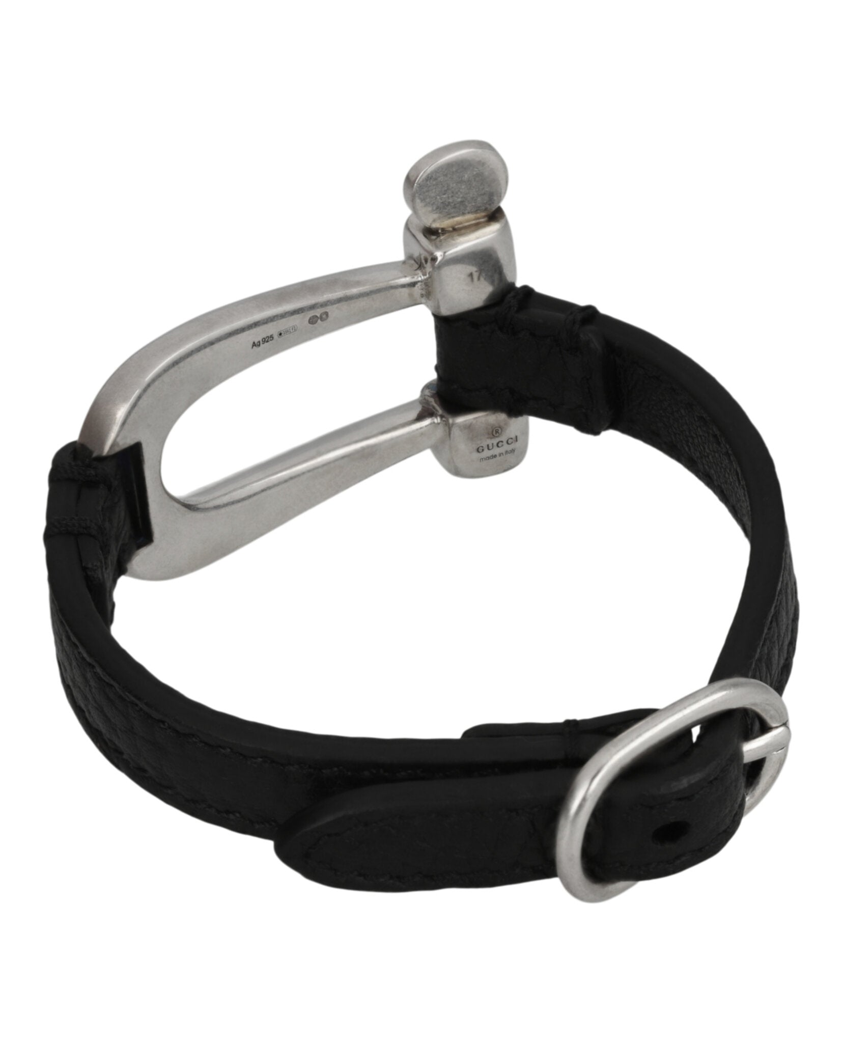 Horsebit Leather Bracelet