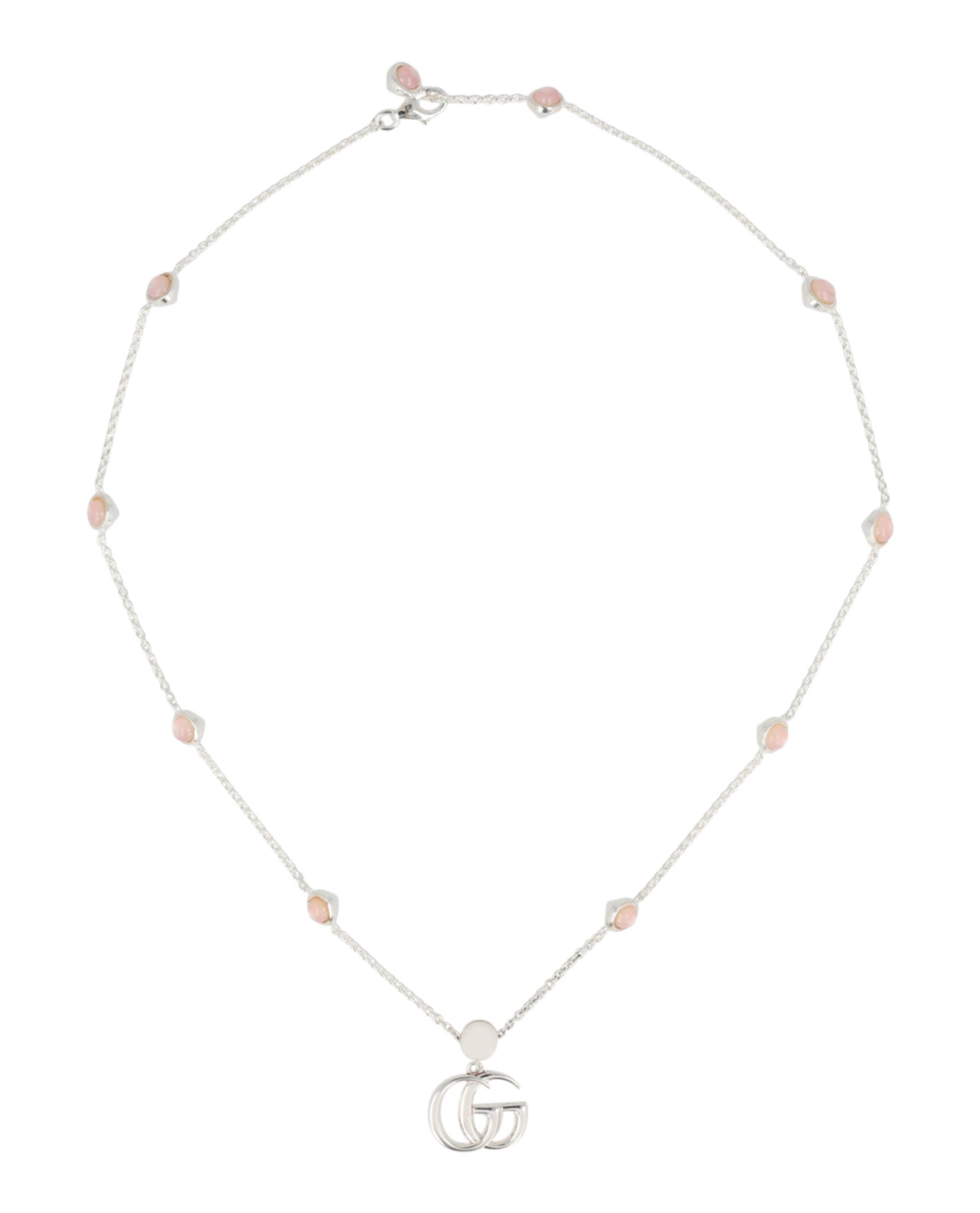 Mother-Of-Pearl Double G Necklace