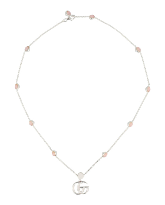 Mother-Of-Pearl Double G Necklace