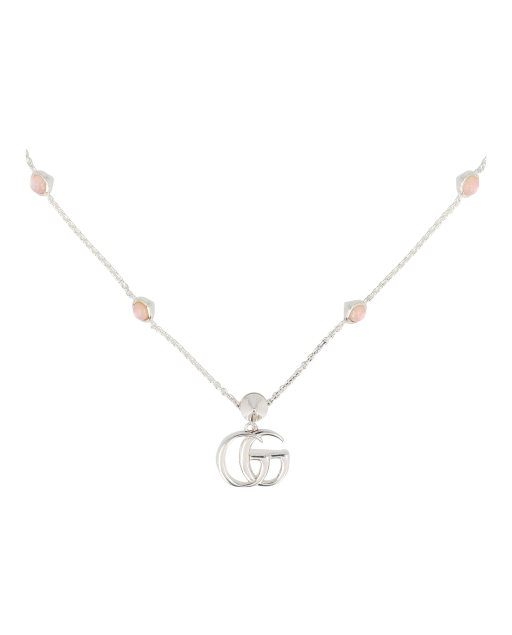 Mother-Of-Pearl Double G Necklace