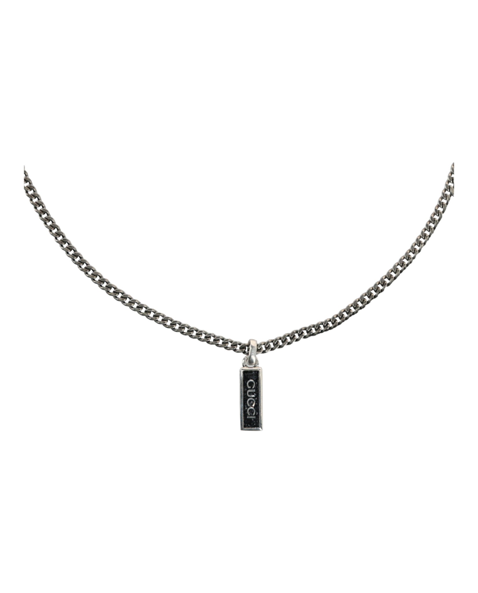 Enamel Pendant Necklace