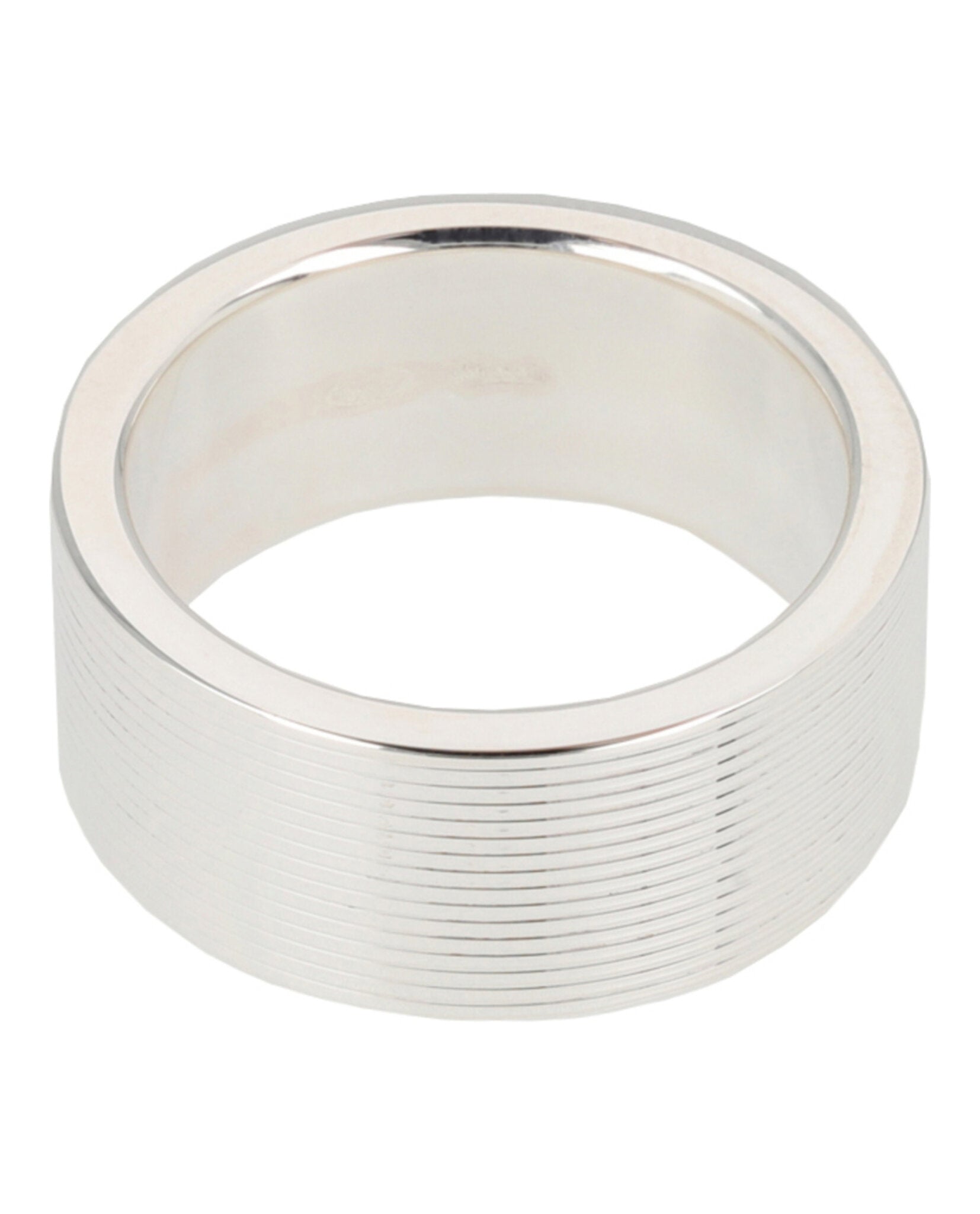Ridged Sterling Silver Ring