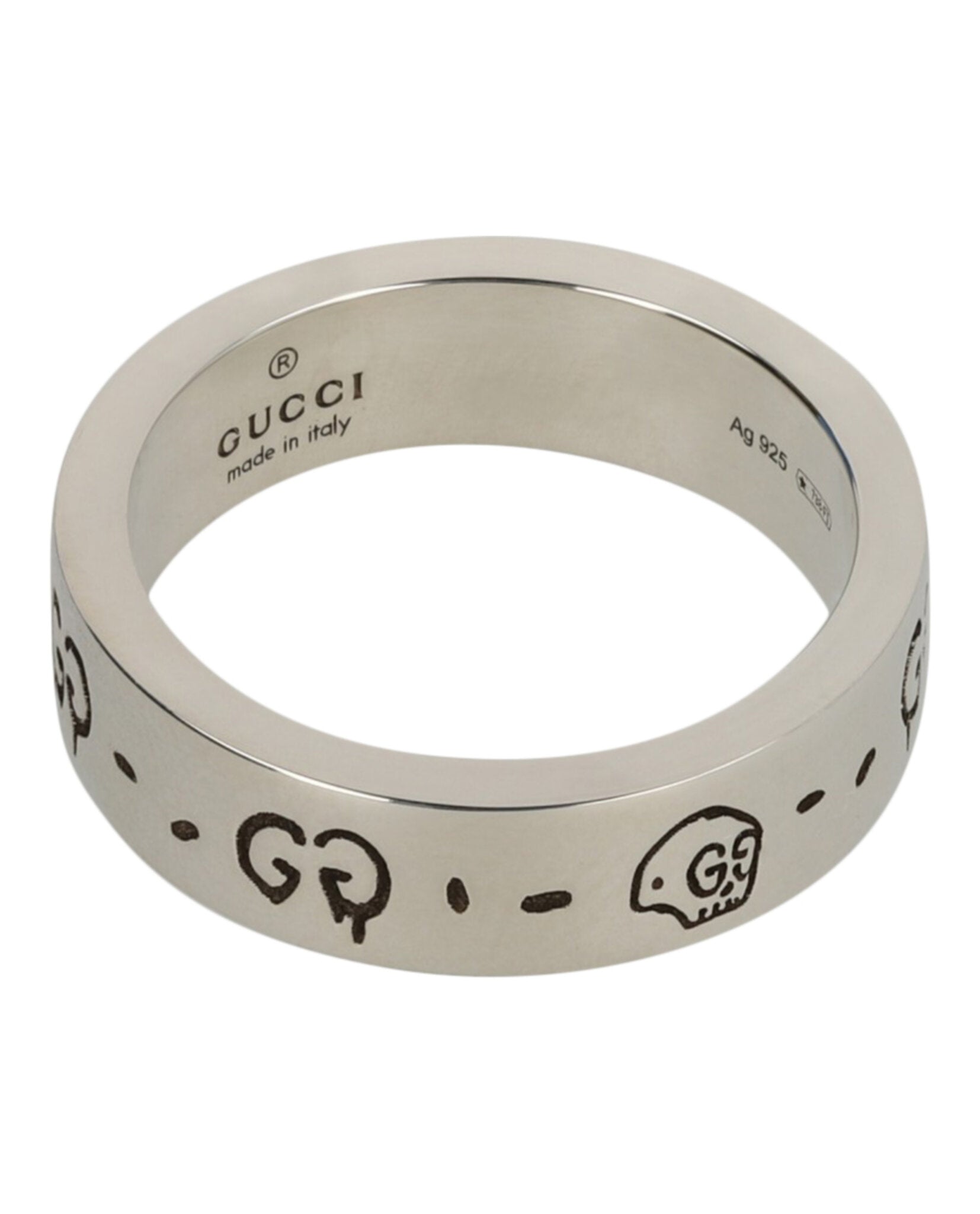 Sterling Silver Ghost Ring 6MM