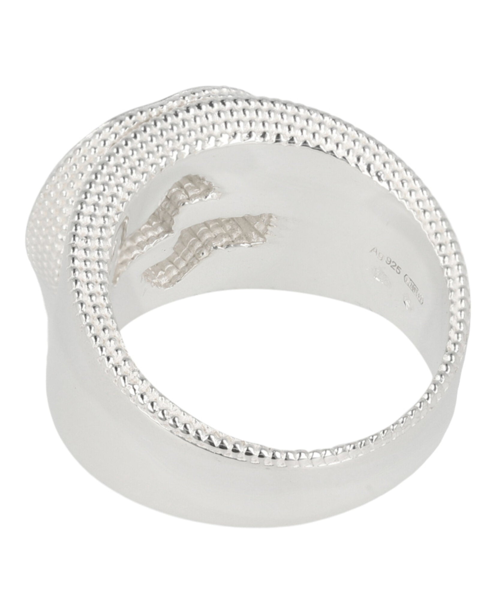 Sterling Silver Interlocking G Ring