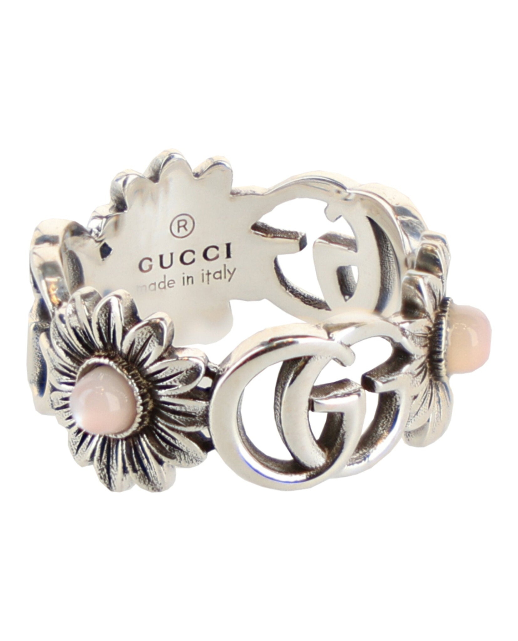 GG Marmont Mother-of-Pearl Ring