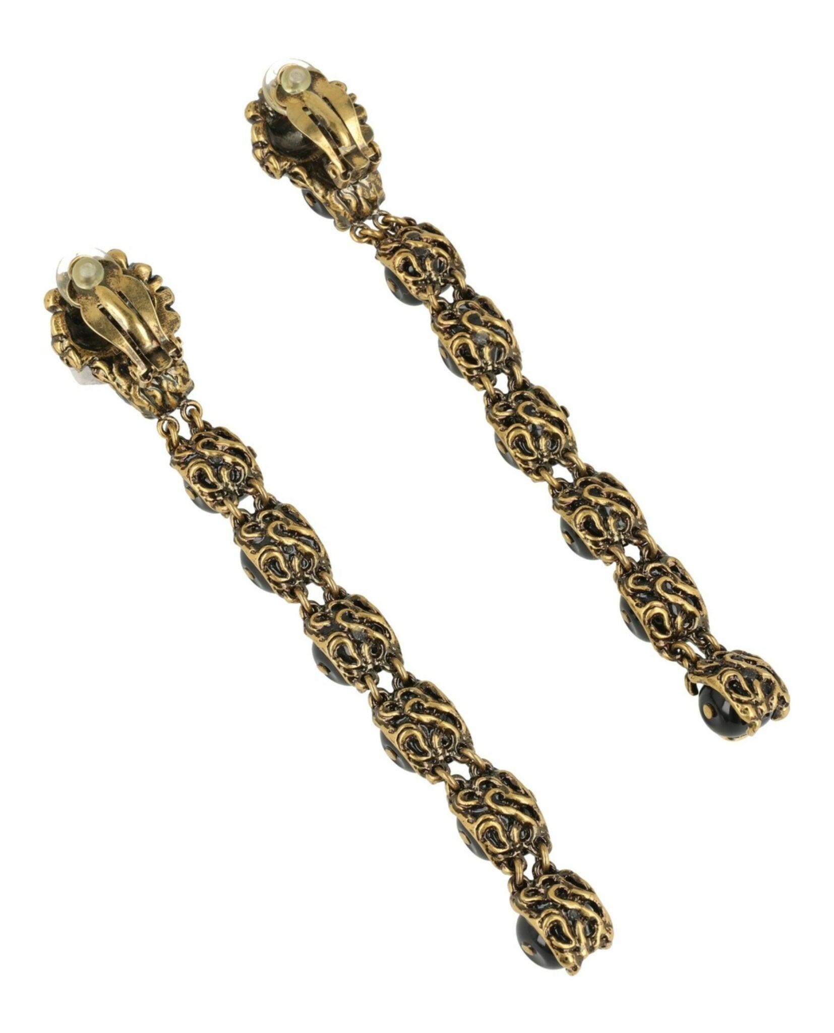 Lion Head Drop Earrings
