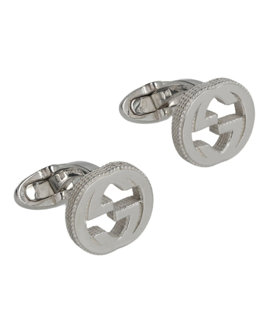Sterling Silver Interlocking Cufflinks