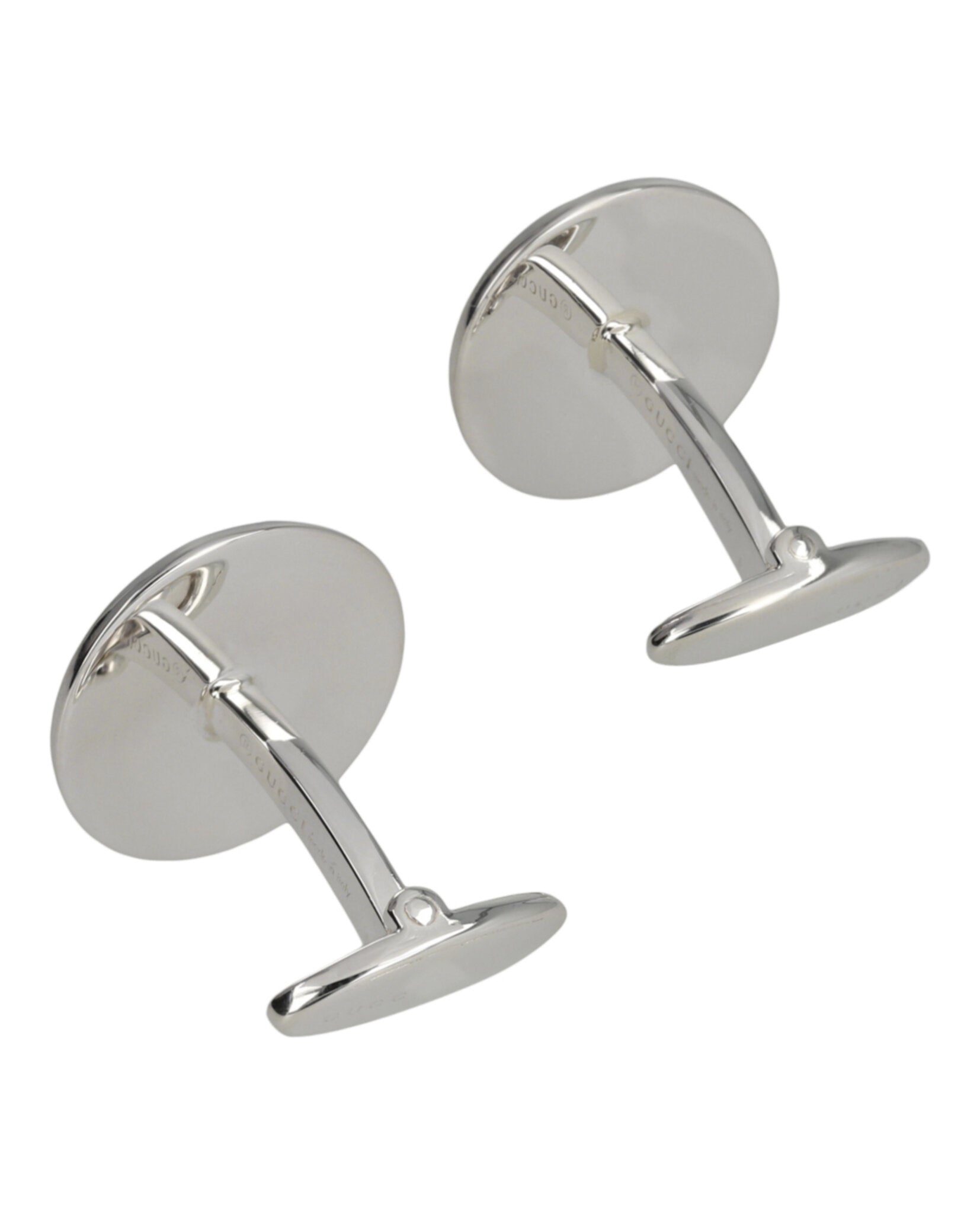 Sterling Silver Crest Cufflinks