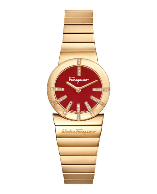 Salvatore Ferragamo Gancino Soiree Bracelet Watch