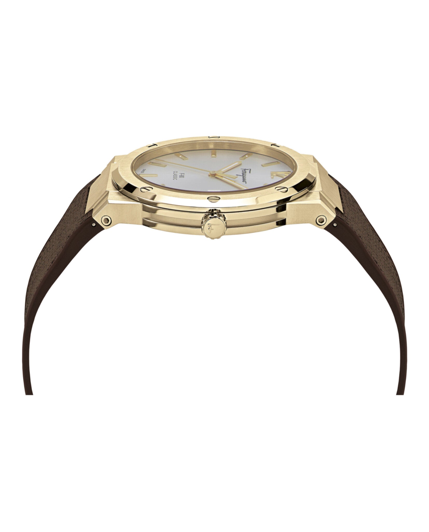 Salvatore Ferragamo F-80 Slim Strap Watch