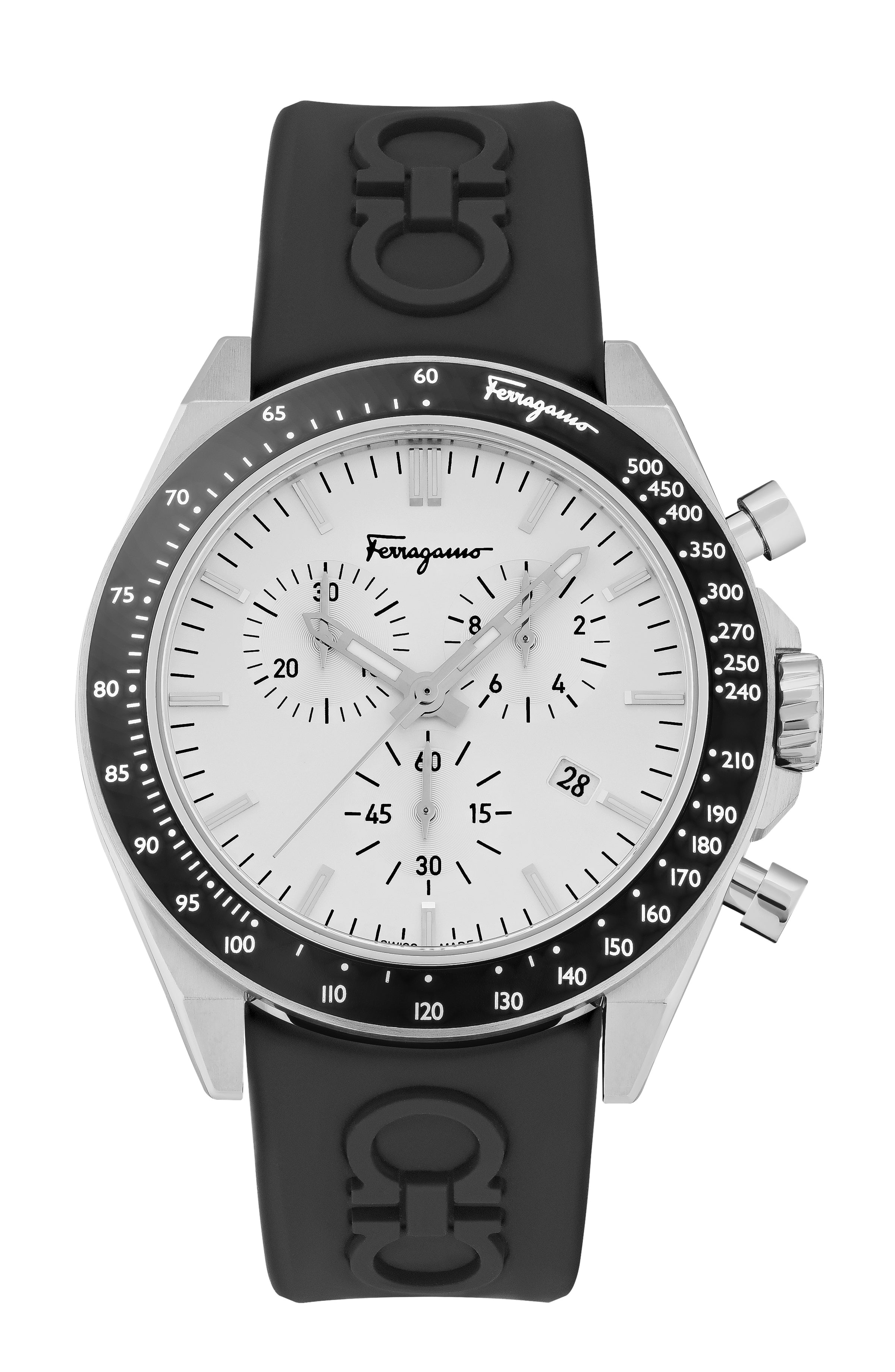 Ferragamo Urban Chrono Silicone Watch