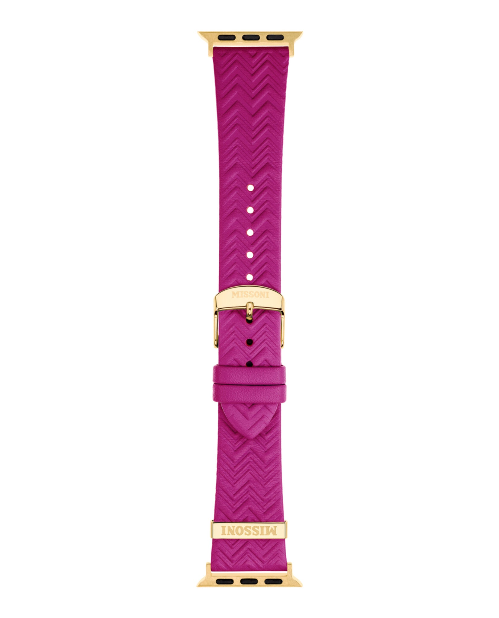 Zigzag Leather Apple Watch Strap