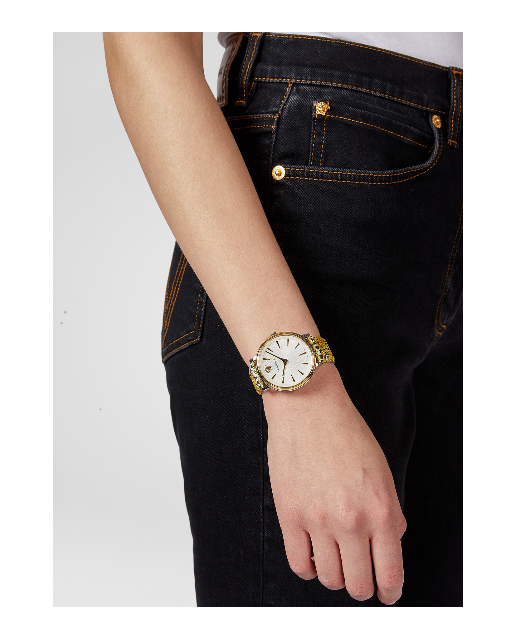 V-Circle Tribute Leather Watch