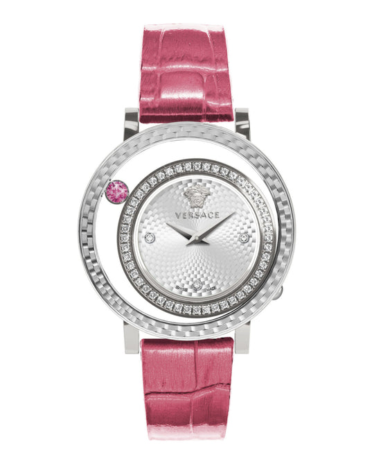 Versace Venus Diamond Leather Watch