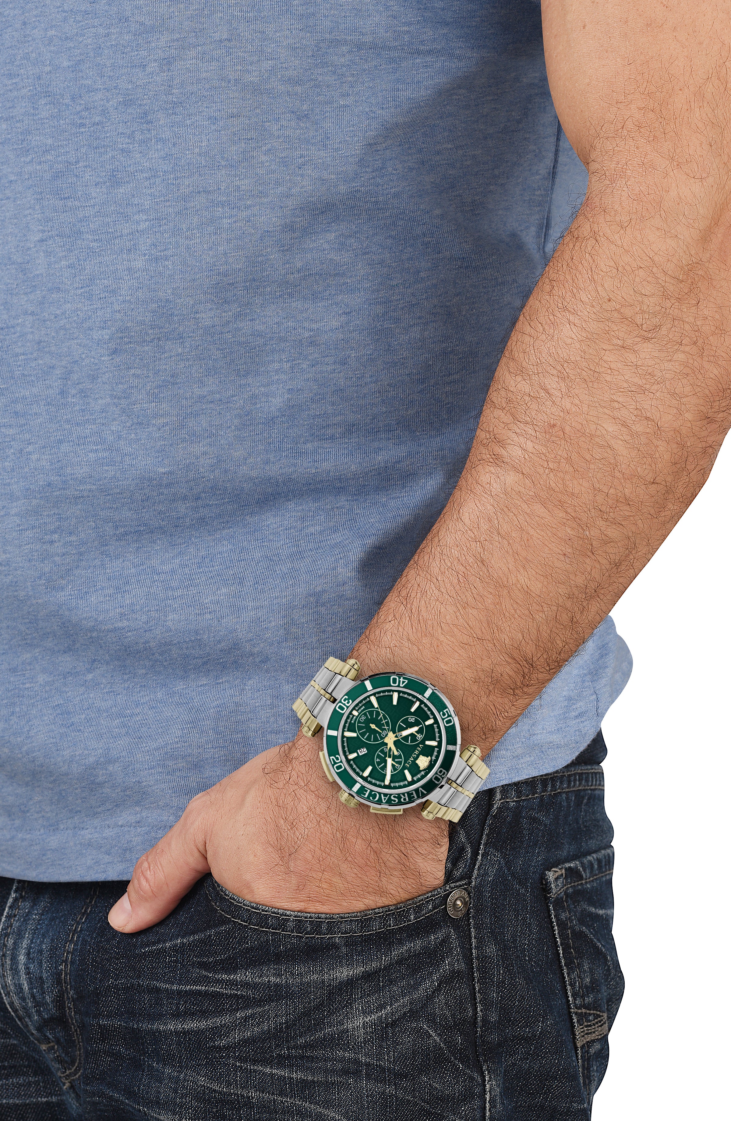 Greca Chrono Bracelet Watch