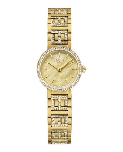 稀少 FENDI(フェンディ) Forever Diamonds 19mm Ladies Watch Fendi Forever Fendi Two-Tone Diamond Bracelet Watch, 19mm