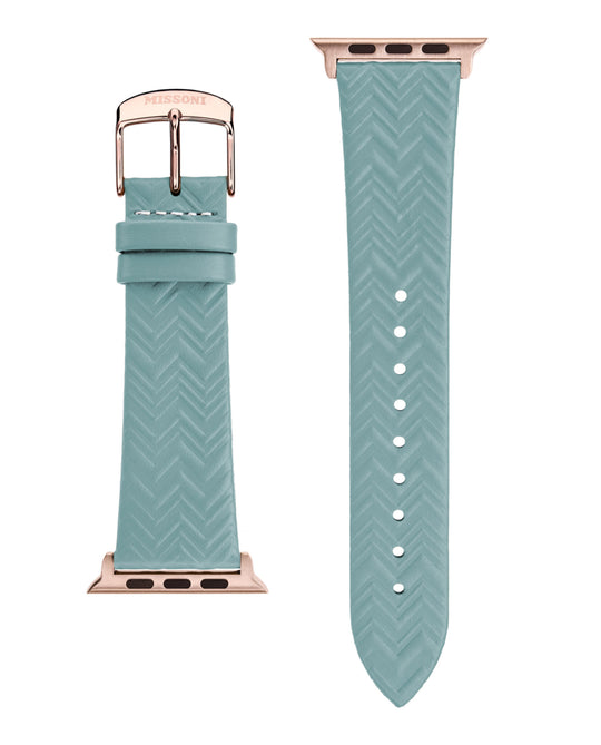 Missoni Missoni Zigzag Leather Apple Watch Strap