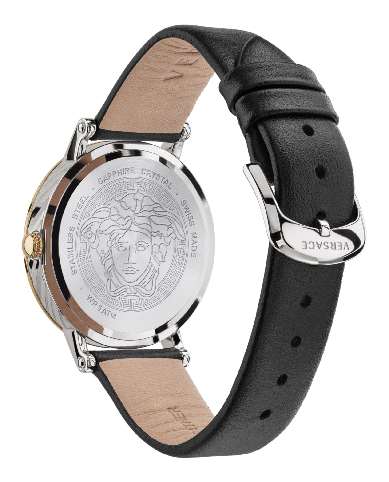 Medusa Chain Leather Watch